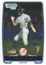 2012 Bowman Chrome Draft Draft Picks #BDPP39 Austin Aune Yankees NM-MT