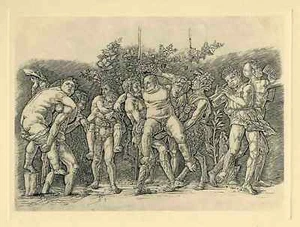 BACHANAL - Andrea MANTEGNA - BACHANAL mit SILEN Lichtdruck 1910 - Picture 1 of 1