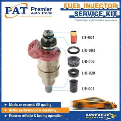 PAT Fuel Injector Service Kit for Holden Jackaroo L1 Rodeo TF 2.6L 4ZE1 88-98 - image 1 of 2