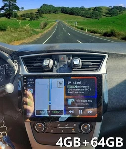 REPRODUCTOR DE RADIO ESTÉREO CARPLAY PARA COCHE NISSAN SENTRA SYLPHY 2013-2018 10,1" 64G - Imagen 1 de 18