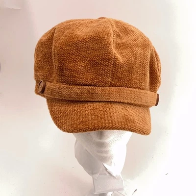 David and Young Poliéster Difuso Color Cobre Moda Gorra Forro Negro Foto 1 de 4