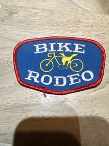 Vintage BIKE SAFETY RODEO PATCH - Bild 1 von 6