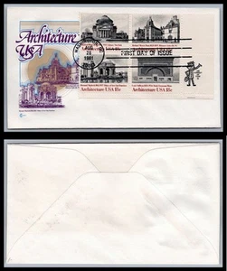 US FDC # 1928-1931 18c Architecture  CCCachets ZIP Block LR 1981, 9Q1045 - Picture 1 of 1