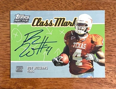 Roy Williams 2004 Topps DPP Class Marks RC Autograph Detroit Lions - image 1 of 2