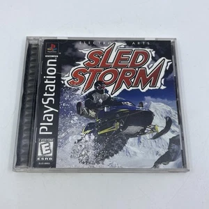 Sled Storm PS1 (Sony PlayStation 1, 1999) Black Label Game - TESTED WORKS! - Picture 1 of 5