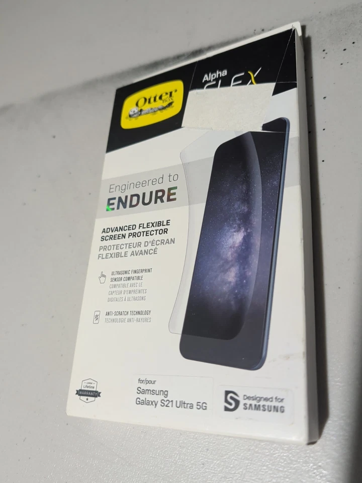 OtterBox Alpha Flex Flexible Screen Protector for Galaxy (S21+) 5G - Clear - Image 1 of 1