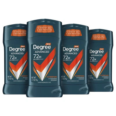 Degree Men Antiperspirant Deodorant Adventure 4 Count 2.7 Oz, Woodsy, Stick - Image 1 of 4