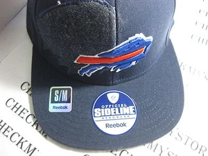NWT NEW BUFFALO BILLS NFL HATS CAPS REEBOK SIDELINE GREAT DESIGN SZ SMALL-MEDIUM - Picture 1 of 10