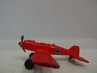 Metallflieger / Rotes Flugzeug um 1918 - 75 mm Spannweite