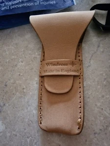 Windrose Rasiermesser Etui Leder - Bild 1 von 2