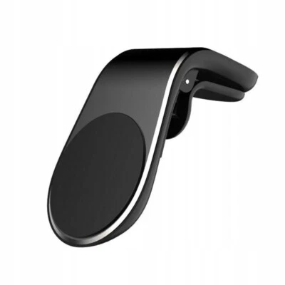 SUPPORTO MAGNETICO NERO AUTO BOCCHETTE ARIA PORTA TELEFONO CELLULARE SMARTPHONE - Immagine 1 di 4