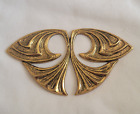 Old Stock Vtg 1960S? Gold Tone Pin Base Jewelry Supply Art Nouveau Revival 4"