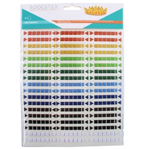 Aufkleber 3D Epoxy Formen Geometrische 960 Stück - Bild 1 von 2