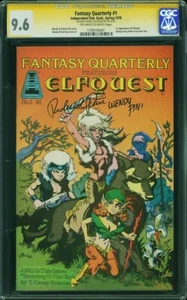 Fantasy Quarterly #1 CGC SS 9.6 SIGNED Richard Wendy Pini 1st Elfquest 1978 - Picture 1 of 3