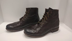Frye Tyler Women's Size 10 Black Full Grain Leather Lace Up Combat Boots 3474873 - Picture 1 of 11