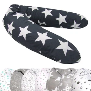 Funda XXL para cojines de lactancia bebé cojín de almacenamiento cojín largo lateral para dormir STARS - Imagen 1 de 22