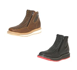 Herren El General Stiefeletten Petatillo Leder Reißverschluss Eckige Zehe - Bild 1 von 3