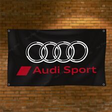 Audi Sport 3x5t Flag Car Racing Show Garage Banner Man Cave Wall Decor Sign