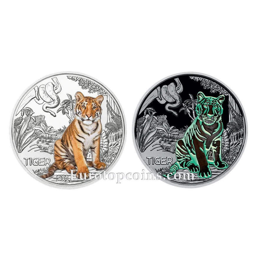 #RM# 3 EURO COMMÉMORATIVE AUTRICHE 2017 - TIGER - Photo 1/1