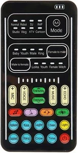 Voice Changer Disguiser, Mini Gaming Live Sound Card, for /PS5/ One/Phone/ - Picture 1 of 4