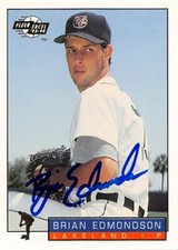 Brian Edmondson autographed baseball card (Detroit Tigers) 1994 Fleer Excel #53