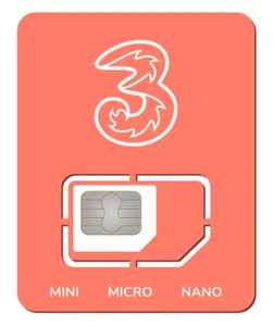 Trois (3) CARTE SIM UK PAY AS YOU GO 1p enchère de départ livraison gratuite au Royaume-Uni - Photo 1/2