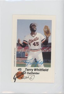 1980 KNBR San Francisco Giants San Francisco Police Terry Whitfield #45