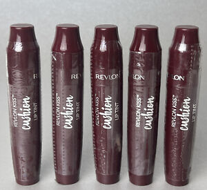 5 Pack: Revlon Kiss Cushion Lip Tint Lipstick 0.15 Fl. Oz. 270 Wine Trip