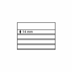 Leuchtturm (341467) Einsteckkarten Standard PVC 158x113 mm, 4 klare Streifen mit - Bild 1 von 1