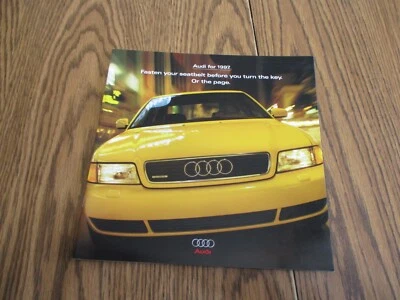 Folleto del concesionario Audi 1997 folleto de ventas concesionario A4 A6 vagón descapotable A8 Foto 1 de 4