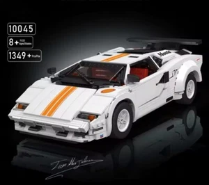 1349 pcs BOXED 1984 Lamborghini Countach (WHITE) Building Blocks - Picture 1 of 6
