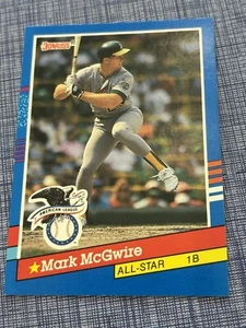 Donruss All Star #56 Mark McGwire 1991 envío gratuito  - Imagen 1 de 1