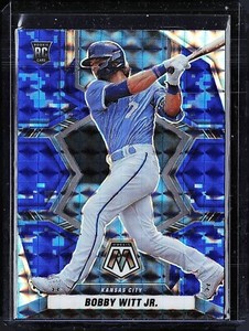 2022 Panini Mosaic Bobby Witt Jr MOSAIC BLUE CAMO PRIZM #265 Rookie RC - Royals
