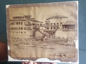 India Fotografía de colección SHER GARHI PALACE MAHARAJA Jammu Cachemira 9,75 pulgadas x 7,75i - Imagen 1 de 3