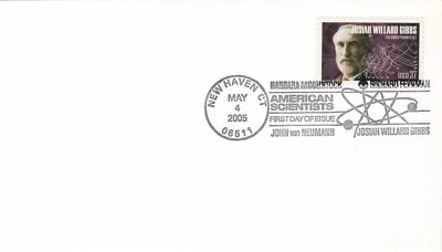 2005 USA FDC cover Josiah Willard Gibbs - Image 1 of 2