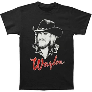Waylon Jennings Draw USA 84 Country Music Band Adult Mens T Tee Shirt 10108937 - Picture 1 of 3