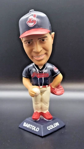 BARTOLO COLON 2001 Cleveland Indians BOBBLEHEAD SGA 6 of 7 Cover