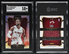 2015-16 Panini Select Concourse Silver Prizm Dwyane Wade #43 SGC 10 GEM HOF