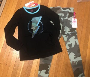 Girls lot of 2 Justice Leggings Set Size:7/8 NEW/NWT - Picture 1 of 6