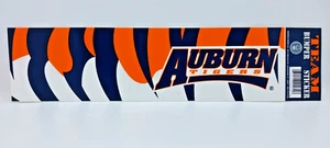 Vintage Auburn Tigers War Eagle Orange Blue Bumper Sticker - Picture 1 of 5