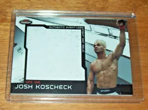 2011 Topps Finest UFC Josh Koscheck Jumbo Fight Mat Relic Swatch Card - Picture 1 of 1