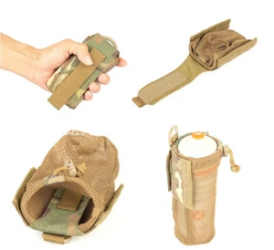Outdoor Tactical Molle Water Bottle Bag Military Sport Belt Holder Kettle Pouch - Picture 1 of 15