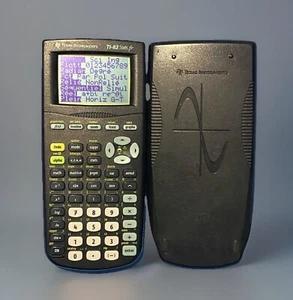 Texas Instruments TI-82 STATS.fr / 1999/ Calculette Calculatrice Graphique+Cache - Photo 1/4