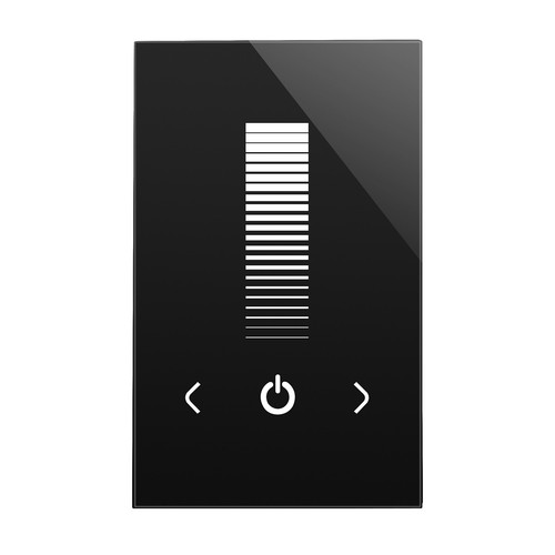 LED Light Dimmer Wall Switch Glass Panel Touch Control for Single Colr ...