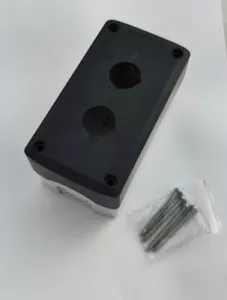 Axxatronik CBCSS2GY - CON Leergehäuse Push Button Box 130x71x65.5mm Grau - Bild 1 von 6