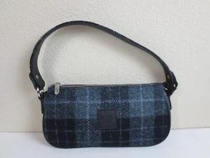 Glen Appin of Scotland Wolle kleine Handtasche blau kariert 11"x 6"x 2" - Bild 1 von 11