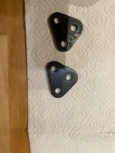 Sachs Roadster 125 V2 Motor Satz Halteplatten! vorne, hinten, rar! - Bild 1 von 5