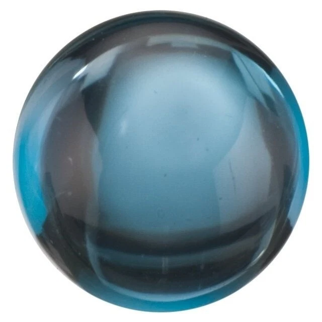 Natural London Blue Topaz Round Cabochon Loose Gemstone AAA+ 3mm-12mm - Image 1 of 1