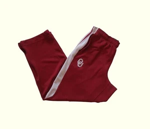 NIKE NCAA OKLAHOMA SOONERS VTG Y2K RED THERMA FIT SWEATPANTS MENs SZ L 2011 - Picture 1 of 5
