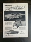Vintage 1956 De Soto Sportsman Indy Indianapolis 500 Pace Car Full Page Ad